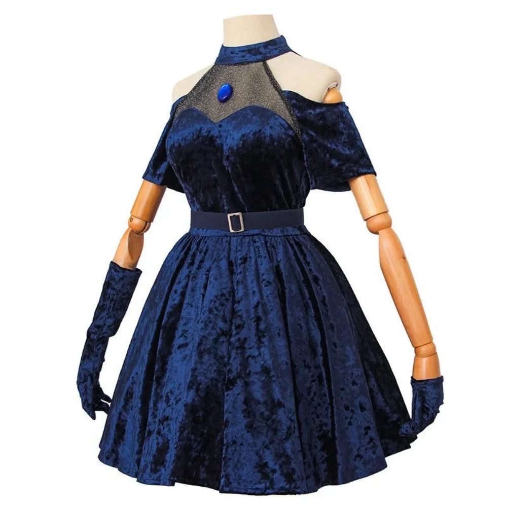 2026  Mizi Cosplay Costume Ani - Anime Cosplay Blue Hair recension och pris