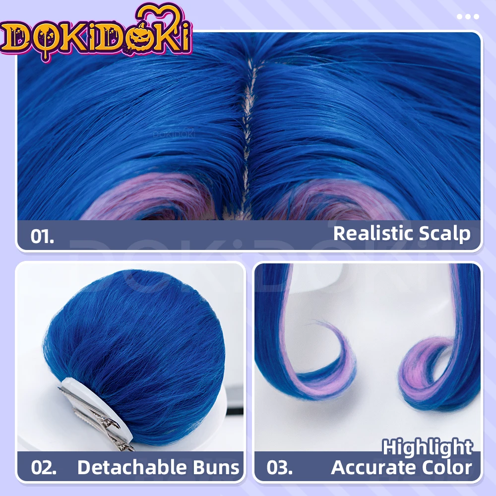 IN STOCK Guinevere Olivia Wig  - Anime Cosplay Blue Hair recension och pris